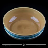 کاسه سرامیکی با رنگ کرمی قطر 22