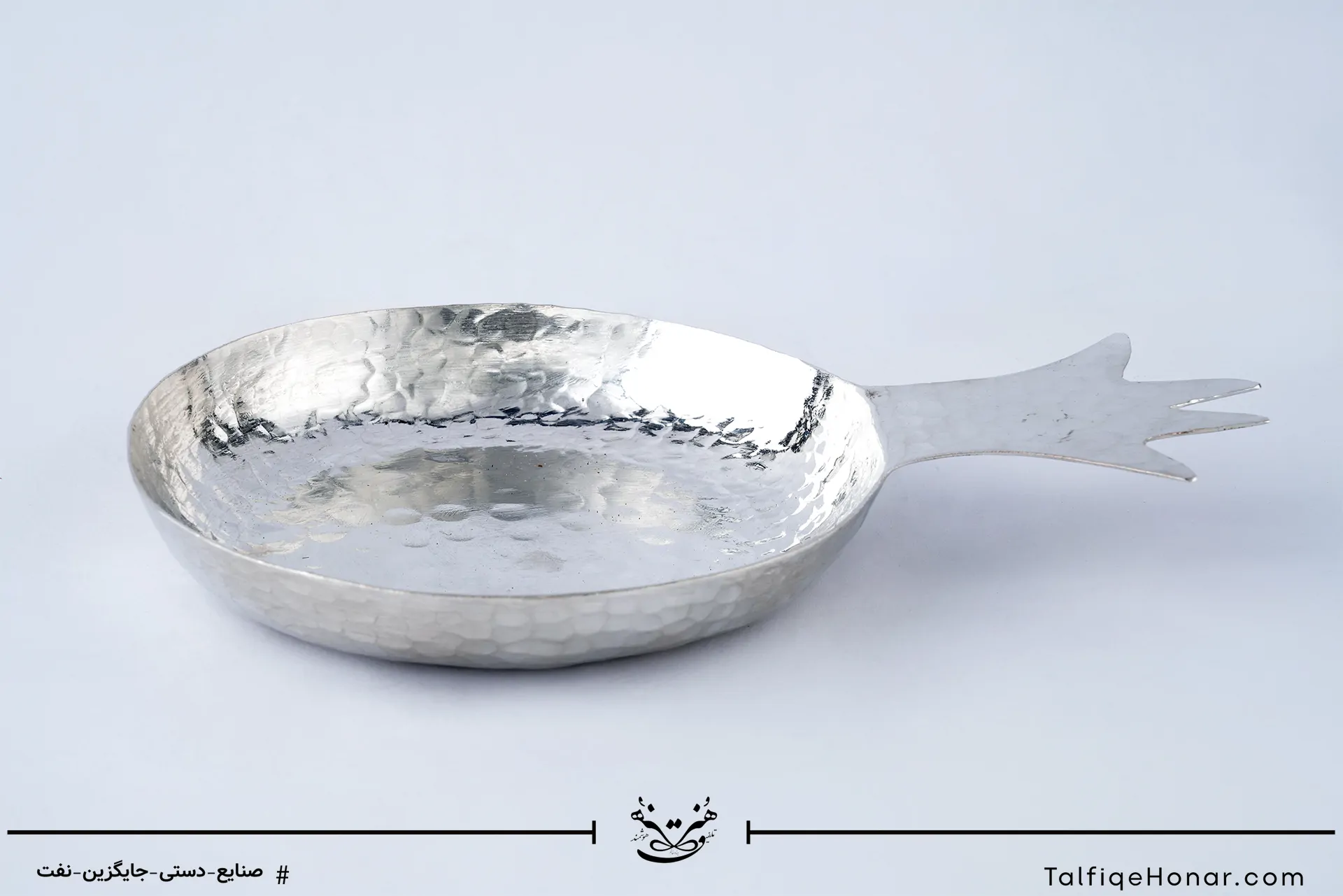 کاسه مسی چکش کاری طرح انار سایز 3*13*20