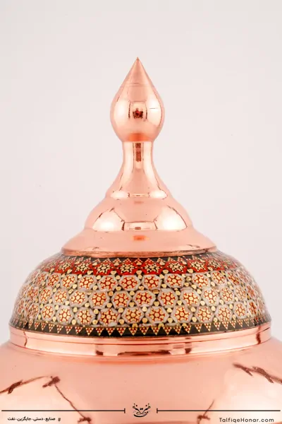 قندان سیبی مس خاتم سایز 23 کد 002(10482)