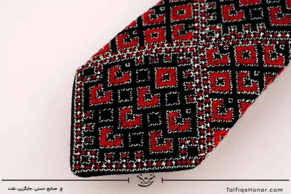 کراوات سوزن دوزی بلوچ  کد 002