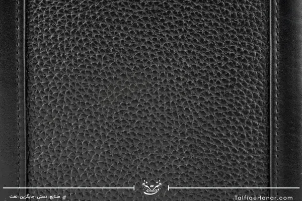  کیف اداری چرم فلوتر گاوی مشکی سایز 30*40