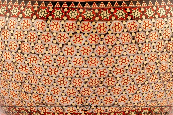 قندان سیبی مس خاتم سایز 23 کد 002(10482)