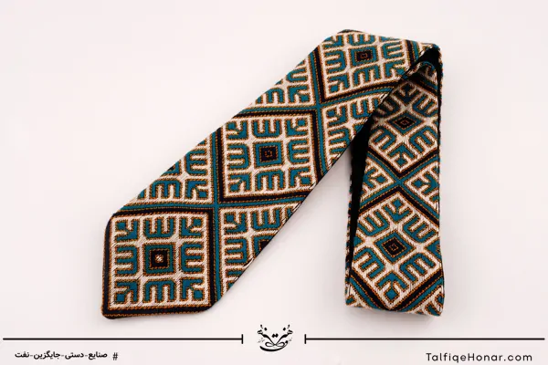 کراوات سوزن دوزی بلوچ  کد 005