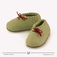 پاپوش نمدی بندار رنگ سبز سایز 21