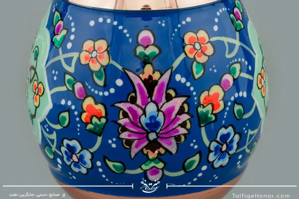 گلدان صراحی مس پرداز سایز 16(10526)