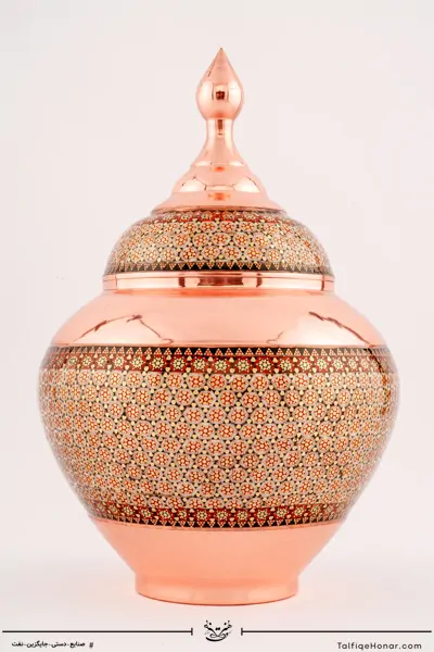 قندان سیبی مس خاتم سایز 23 کد 002(10482)