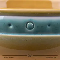 کاسه سرامیکی با رنگ کرمی قطر 22