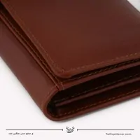 کیف دستی زنانه چرم مدل آنا رنگ عسلی سایز 3*10*20