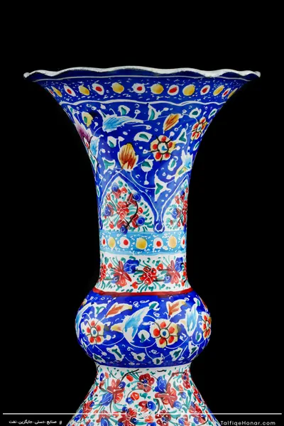 گلدان مینا کاری سایز 30 (10514)