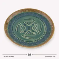 پیش دستی سرامیکی با نقش بز قطر 20