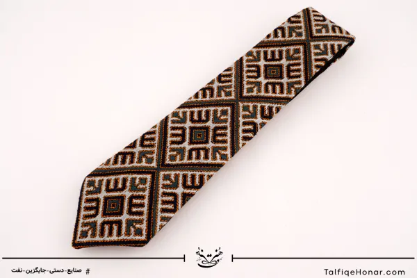 کراوات سوزن دوزی بلوچ  کد 001