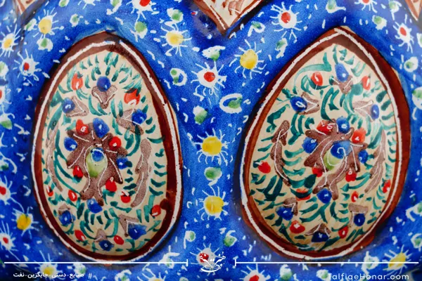 گلاب پاش صراحی مینا کاری سایز 35 (10514)