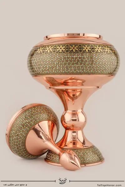 شکلات خوری مس خاتم اعلاء سایز 48