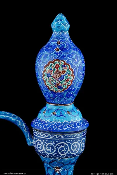 گلاب پاش صراحی مینا کاری سایز 35 (10514)