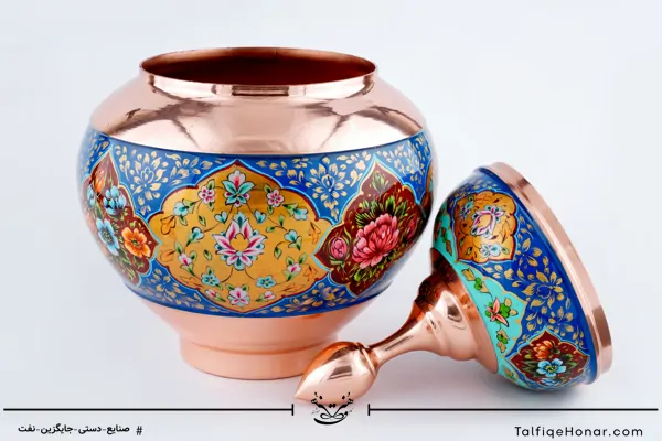 قندان سیبی مس پرداز اعلاء سایز 34(10494)