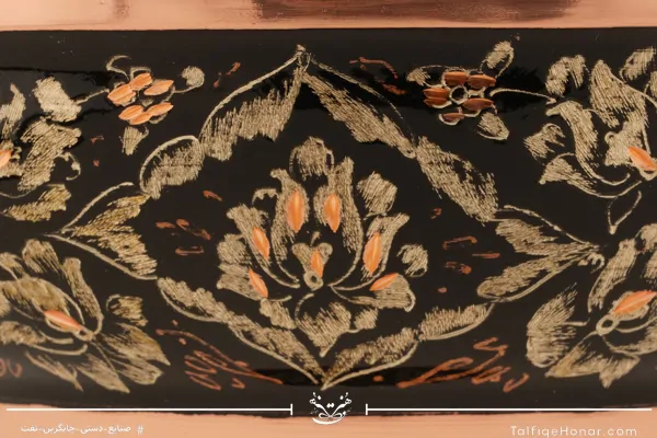  آجیل خوری مس الماس تراش طرح ویژه نقره سایز22کد10002