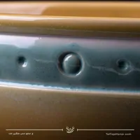 کاسه سرامیکی با رنگ کرمی قطر 22