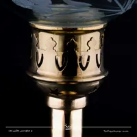 شمعدان لاله پایه برنجی سایز 50