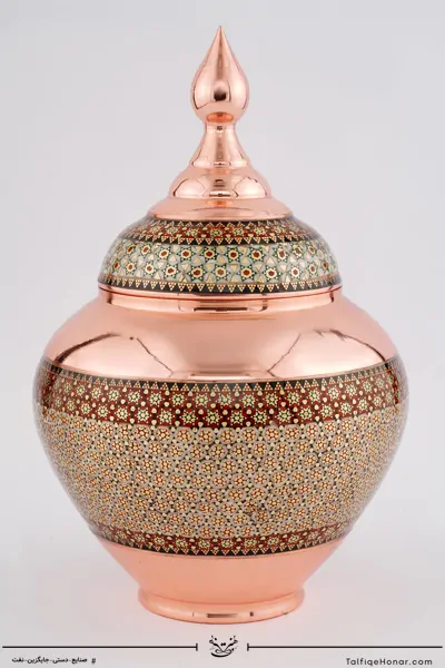 قندان سیبی مس خاتم سایز 23 کد 003(10482)