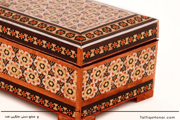 جعبه جواهرات خاتم مستطیل سایز 8*11 کد 002