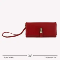 کیف دستی زنانه چرم مدل آنا رنگ قرمز سایز 3*10*20