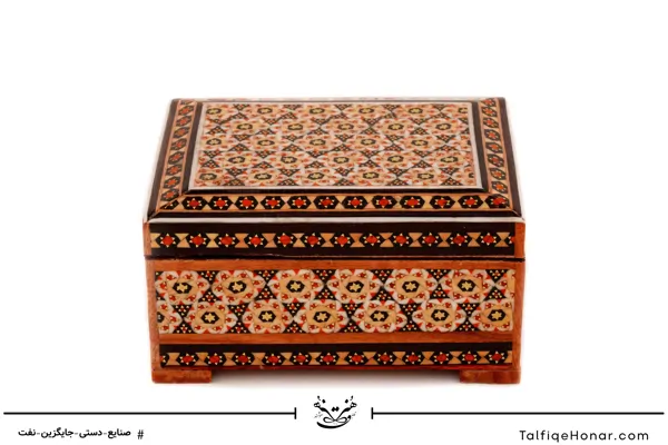 جعبه جواهرات خاتم مستطیل سایز 8*11 کد 002
