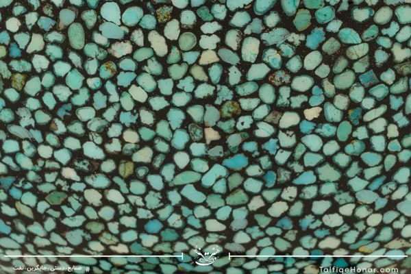 آجیل خوری مس فیروزه کوبی سایز 16