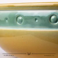 کاسه سرامیکی با رنگ کرمی قطر 22