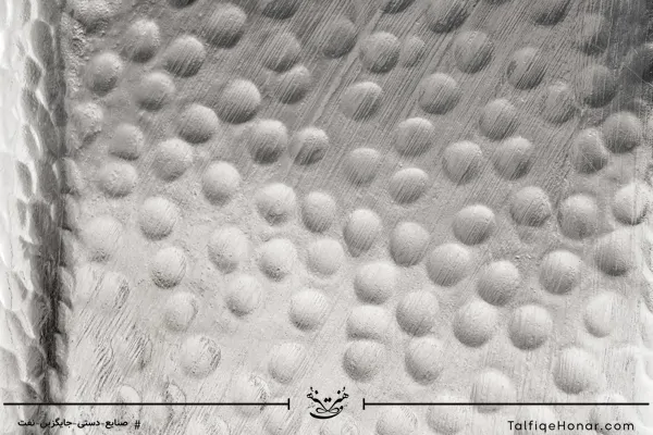 سینی مسی چکش کاری مدل آوا سایز 14*19/5