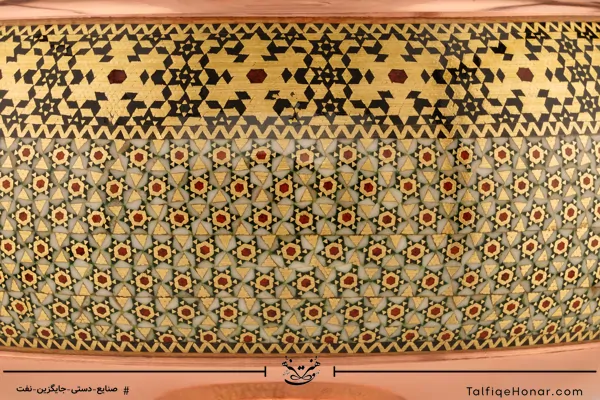 شکلات خوری مس خاتم اعلاء سایز 48