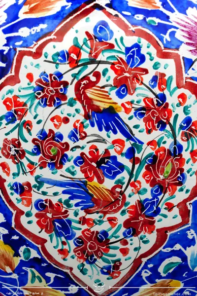 گلدان مینا کاری سایز 30 (10514)
