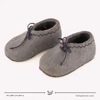 پاپوش نمدی بندار رنگ طوسی سایز 21