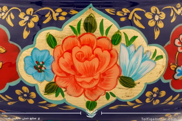 شکلات خوری تمام پرداز با ورق طلا سایز 27