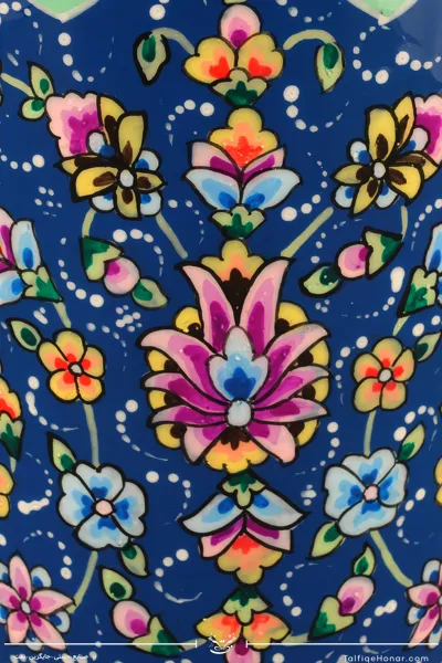 گلدان سلجوقی مسی پرداز و قلم زنی سایز 22(10526)