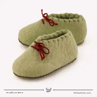 پاپوش نمدی بندار رنگ سبز سایز 21