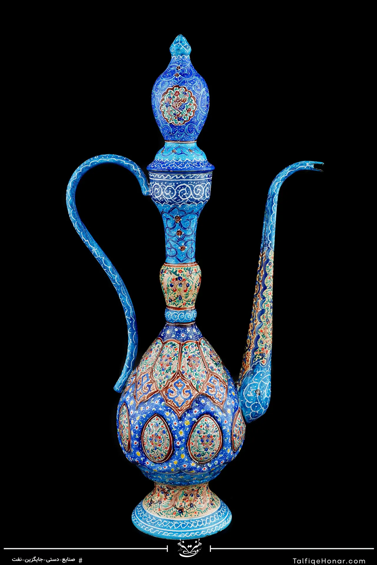 گلاب پاش صراحی مینا کاری سایز 35 (10514)