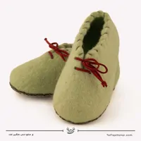 پاپوش نمدی بندار رنگ سبز سایز 21