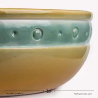 کاسه سرامیکی با رنگ کرمی قطر 22