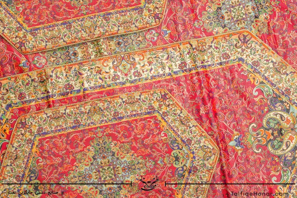  ست رومیزی ترمه طرح ارغوان