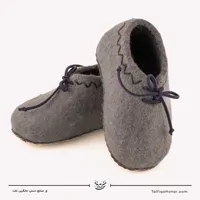 پاپوش نمدی بندار رنگ طوسی سایز 21