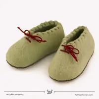 پاپوش نمدی بندار رنگ سبز سایز 21