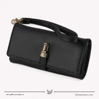 کیف دستی زنانه چرم مدل آنا رنگ مشکی سایز 3*10*20