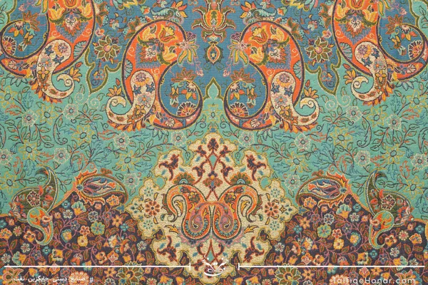 ست رومیزی ترمه طرح آسمان