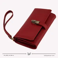 کیف دستی زنانه چرم مدل آنا رنگ قرمز سایز 3*10*20