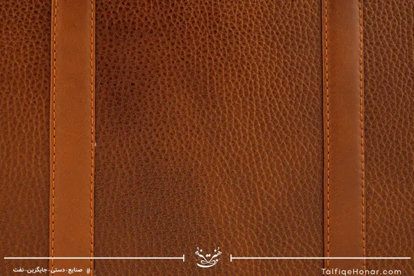 کیف اداری چرم فلوترگاوی قهوه ای روشن سایز 30*40