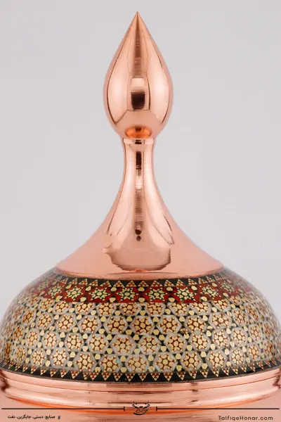 شکلات خوری مس خاتم سایز 30 کد 002(10482)