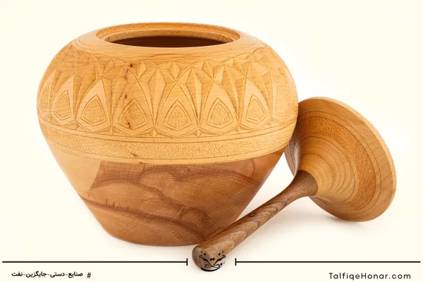 ظرف چوبی پوپک