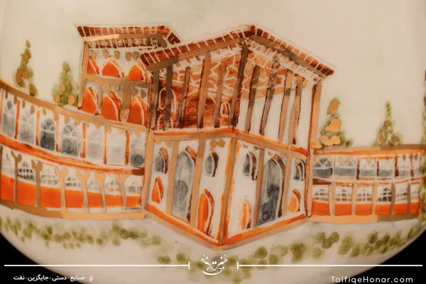 ست ماگ و سینی طرح عالی قاپو