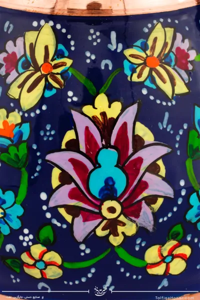 گلدان صراحی مس پرداز سایز 20(10482)