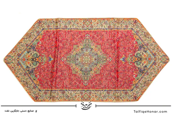  ست رومیزی ترمه طرح ارغوان